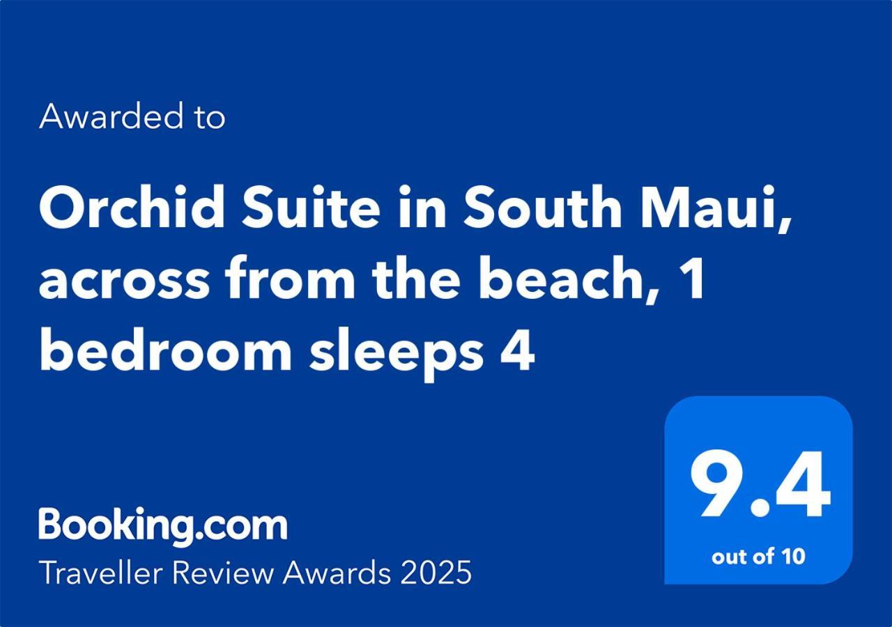Orchid Suite, 1 Bedroom, Sleeps 4, Pool & Bbq, Pre-Renovation Summer Sale Kihei Exterior photo